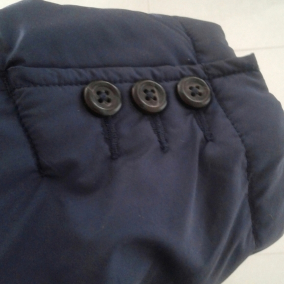 Eddie Bauer Mens peacoat Navy lightweight goose down puffer jacket coat XL - Picture 4 of 5